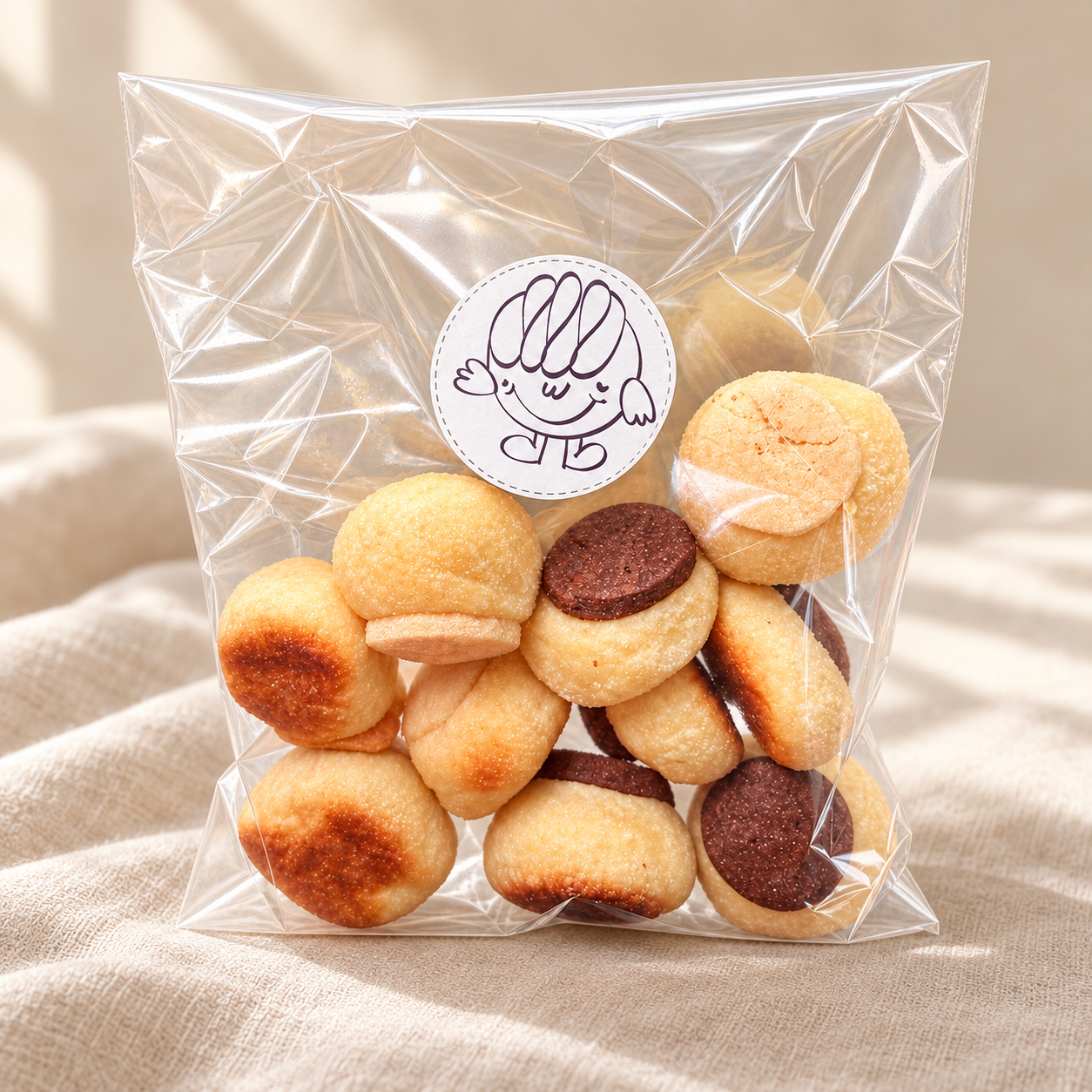 Bolsa de mini conchas x10